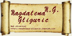 Magdalena Gligurić vizit kartica